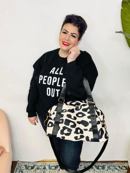 PREORDER: Leopard Duffle Bag in Two Colors