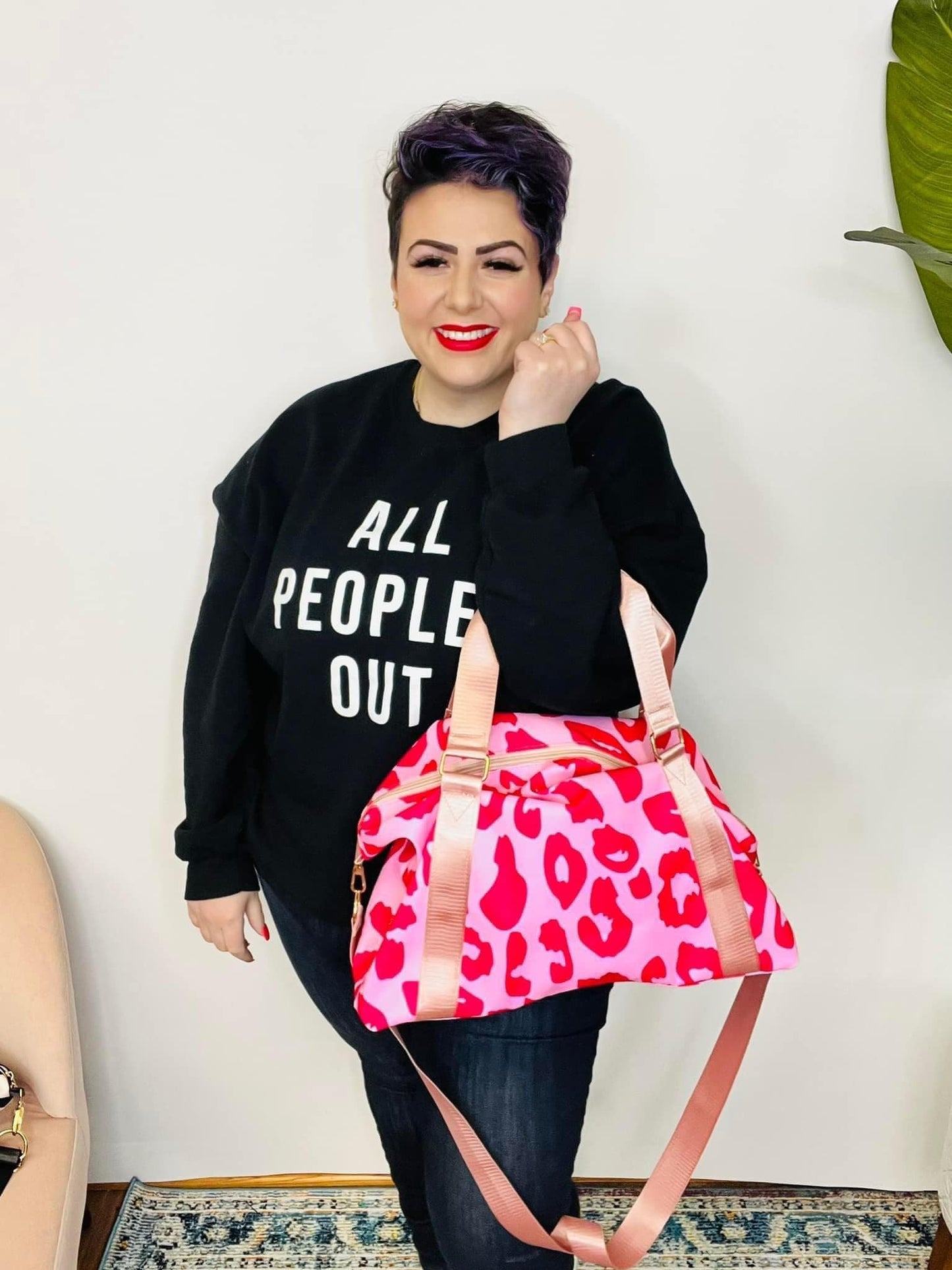 PREORDER: Leopard Duffle Bag in Two Colors