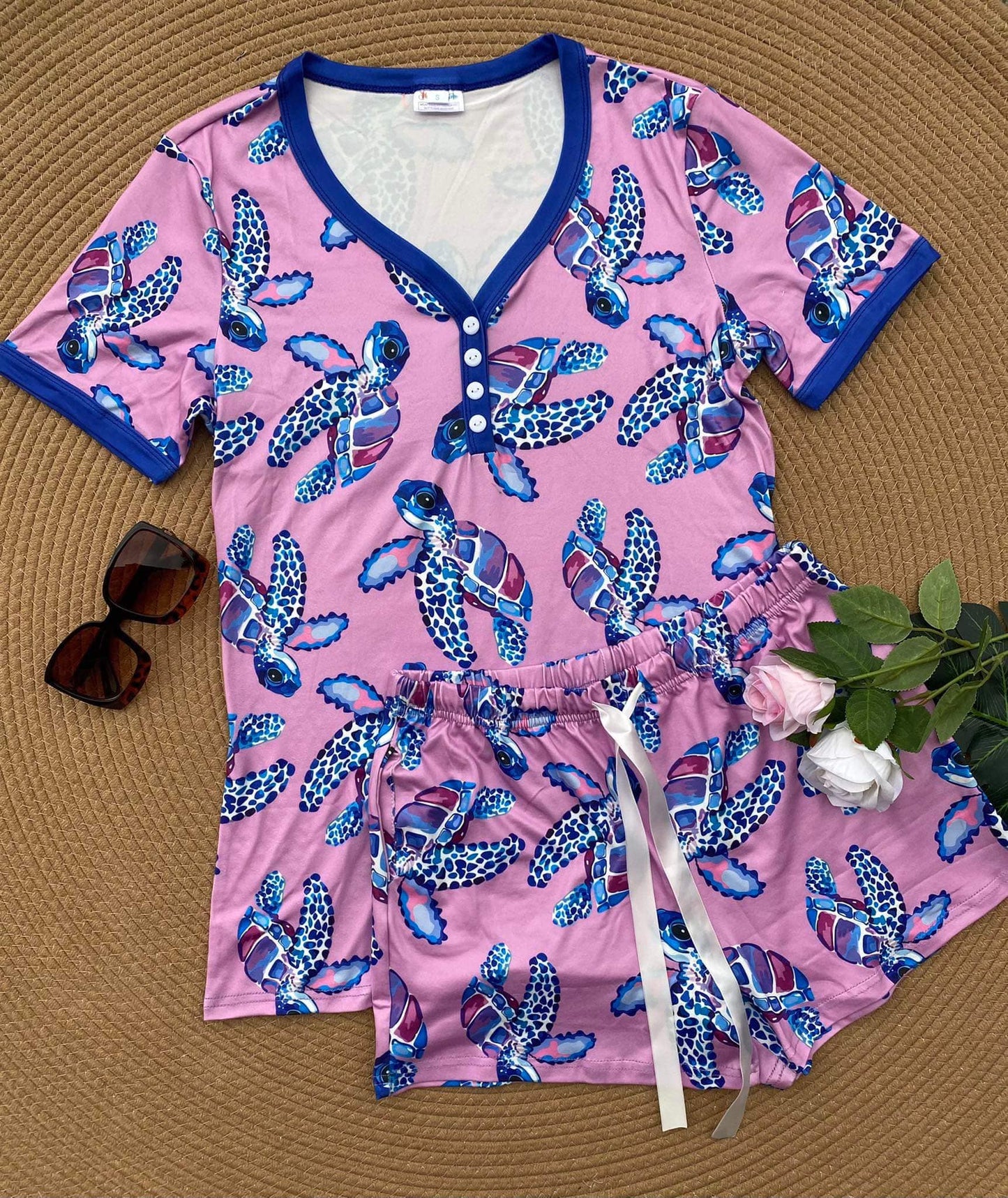 PREORDER: Short Sleeve Pajama Set in Assorted Prints