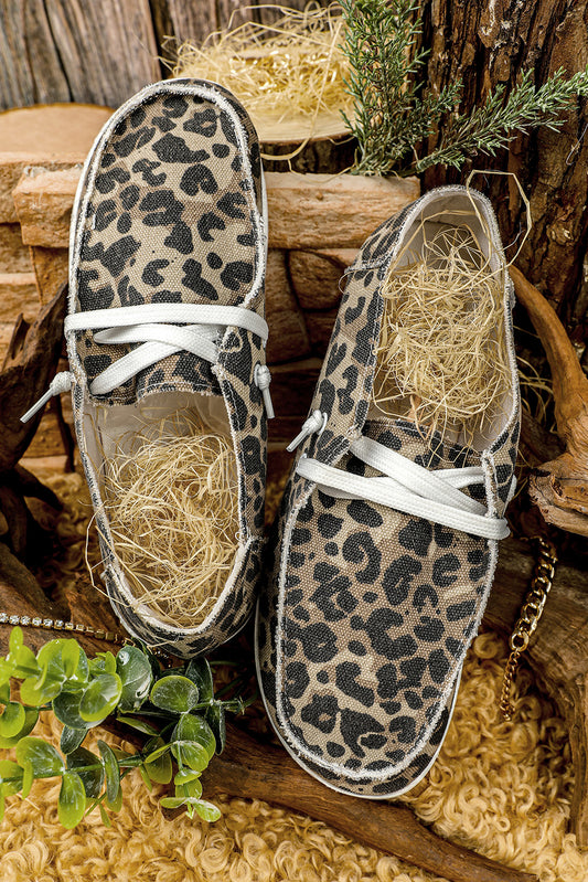 Cheetah Western Flat Sneaker For Women